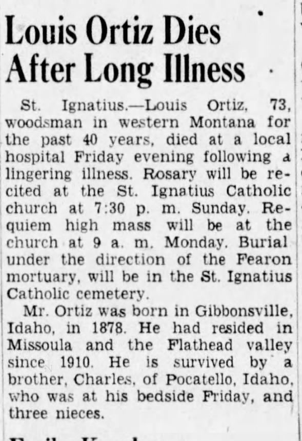 Clipping from The Missoulian